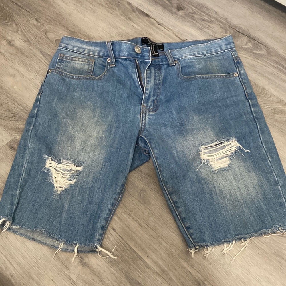 Barely worn mens denim jean shorts